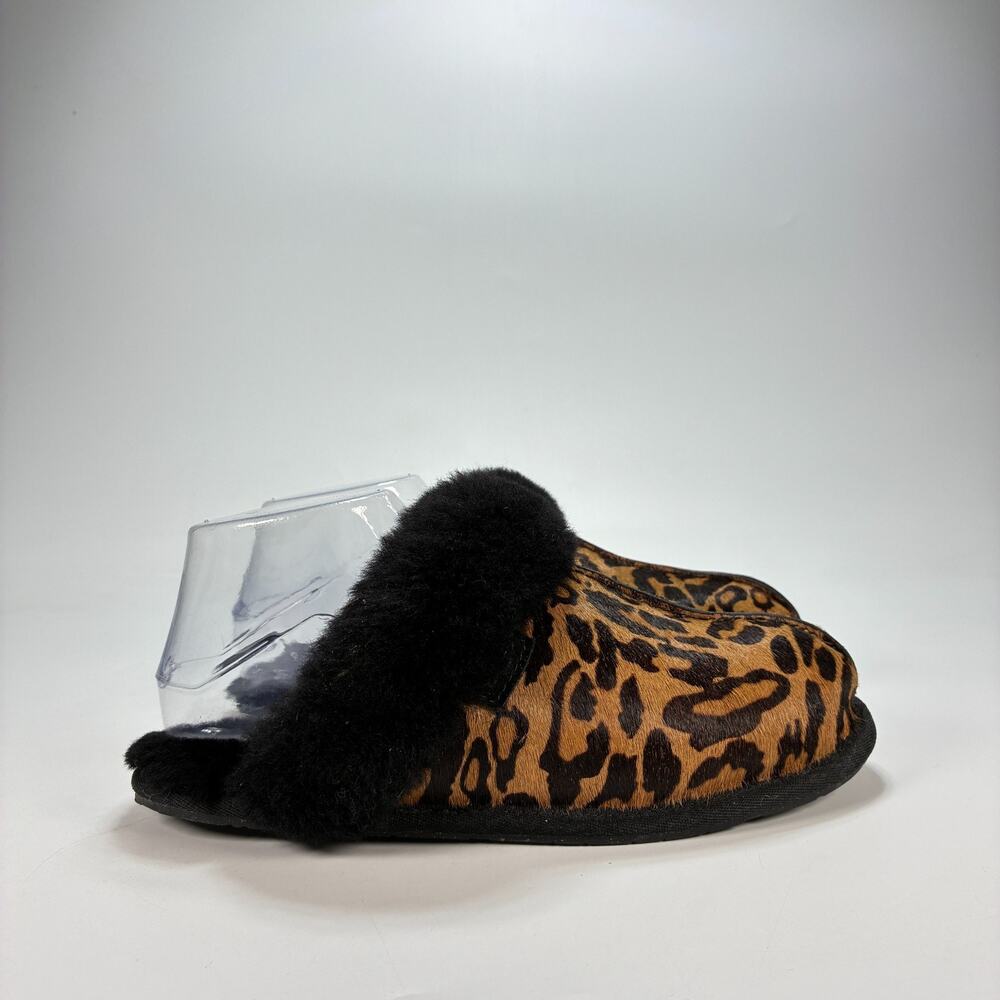 UGG Scuffette II Butterscotch Panther Print Indoor Slippers 1120910 Womens Sz 7